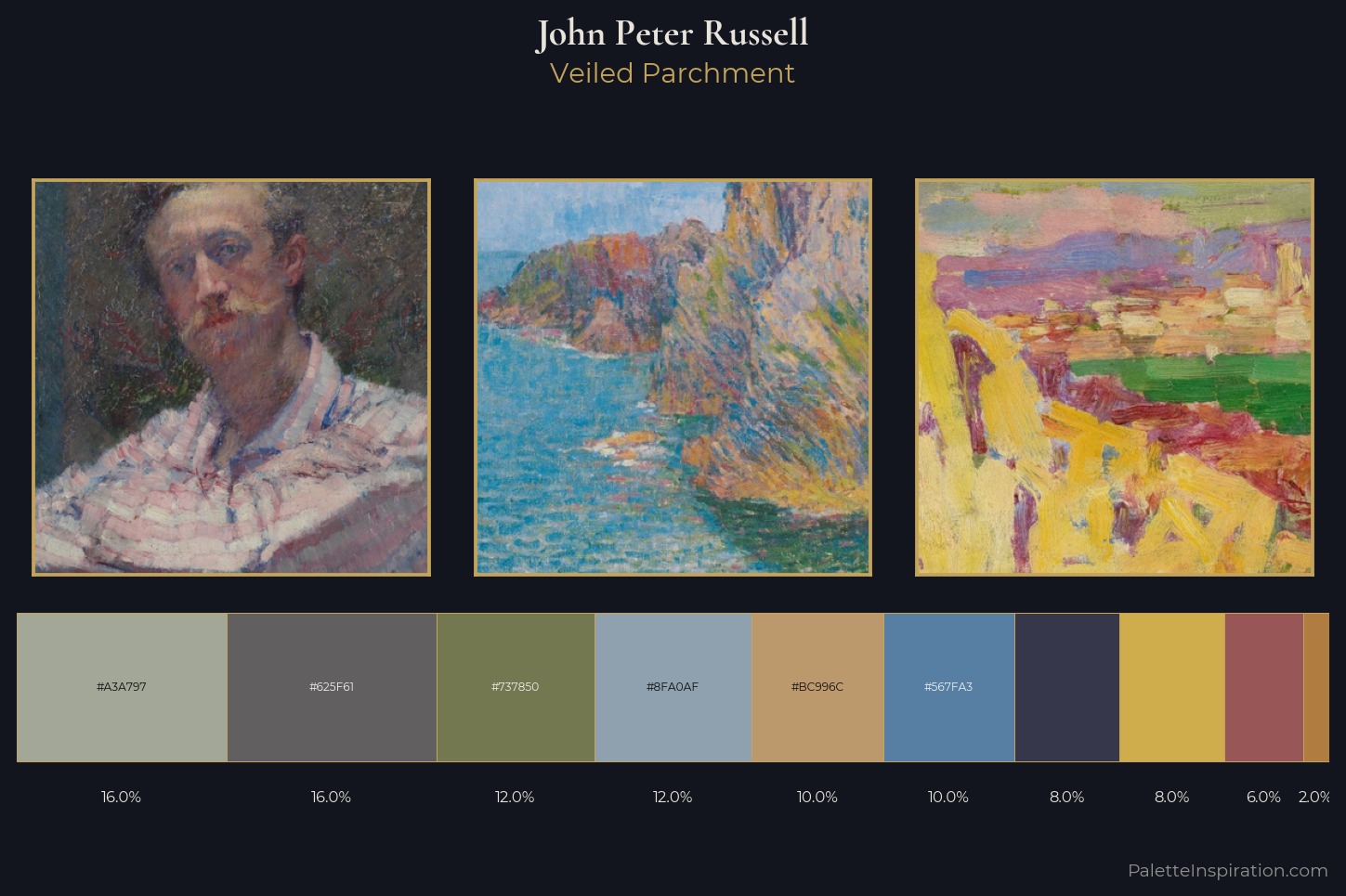 John Peter Russell Master Palette — Veiled Parchment