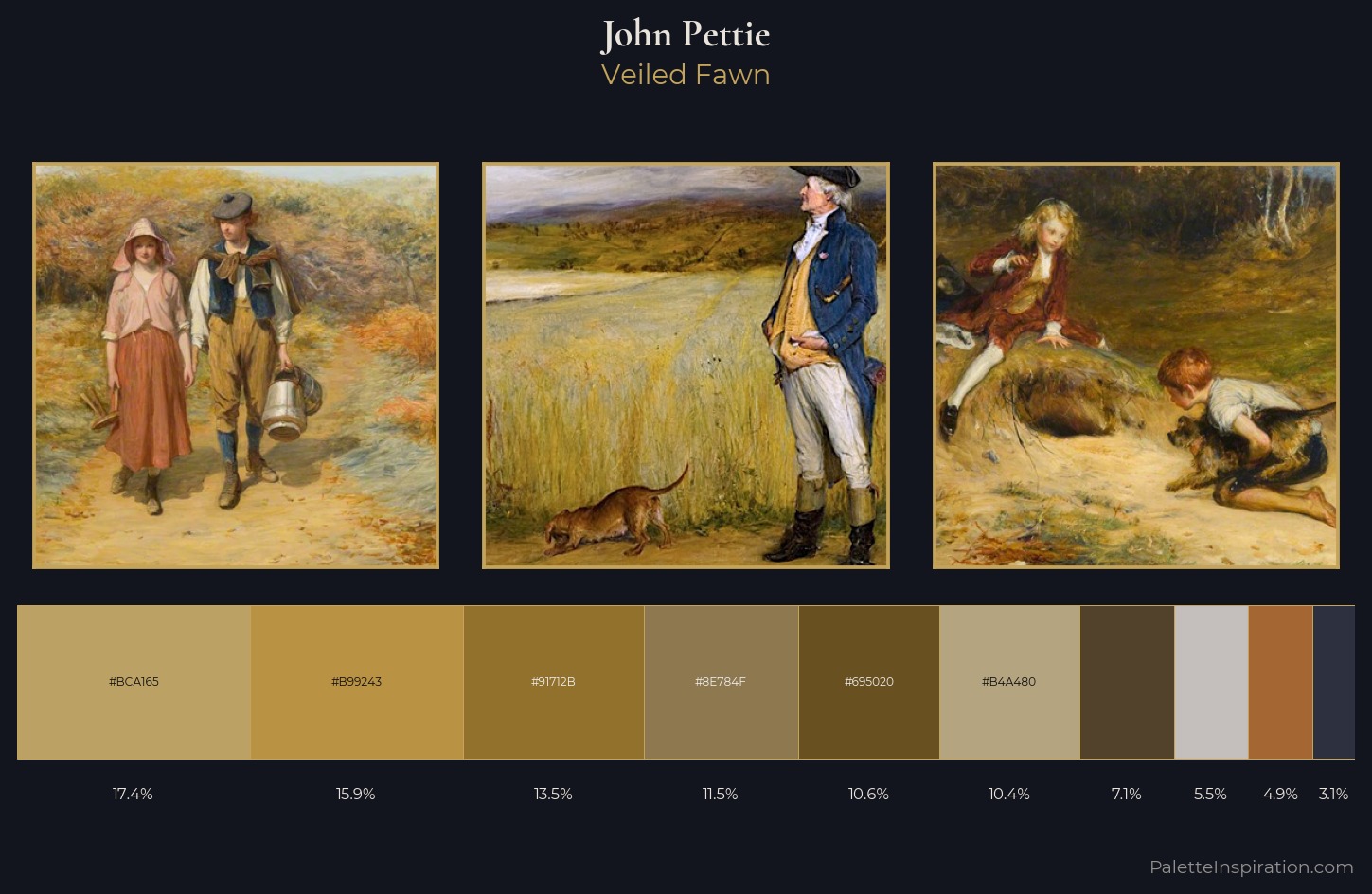 John Pettie Palette 2 — Veiled Fawn