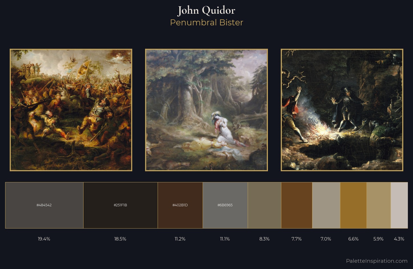 John Quidor Palette 2 — Penumbral Bister