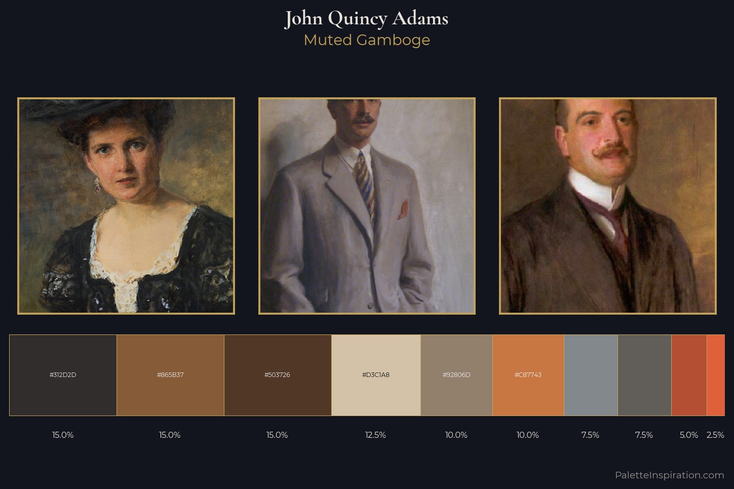 John Quincy Adams Master Palette