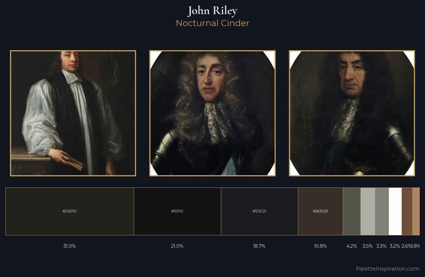 John Riley Palette 1 — Nocturnal Cinder