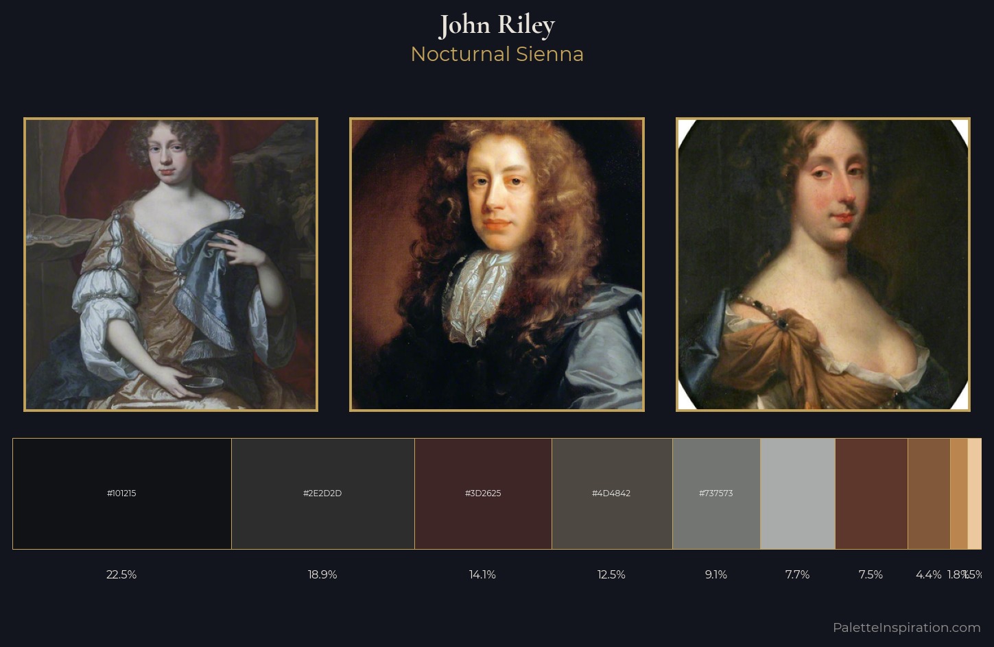 John Riley Palette 2 — Nocturnal Sienna