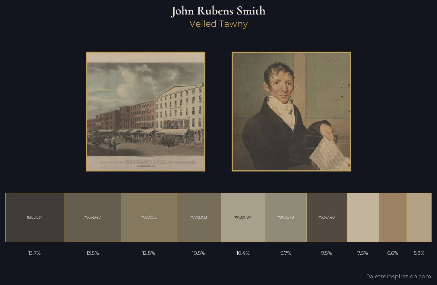 John Rubens Smith Palette 1 — Veiled Tawny