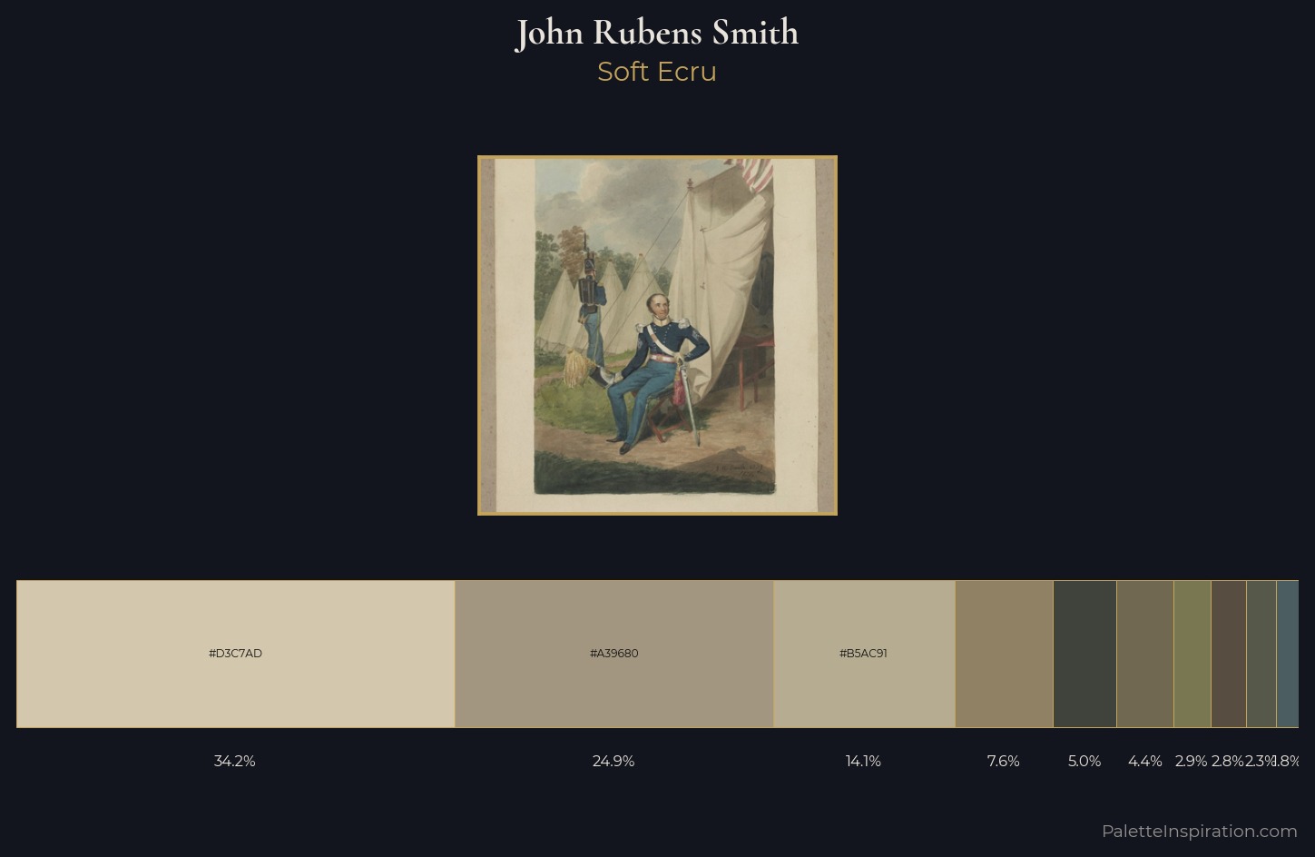 John Rubens Smith Palette 3 — Soft Ecru