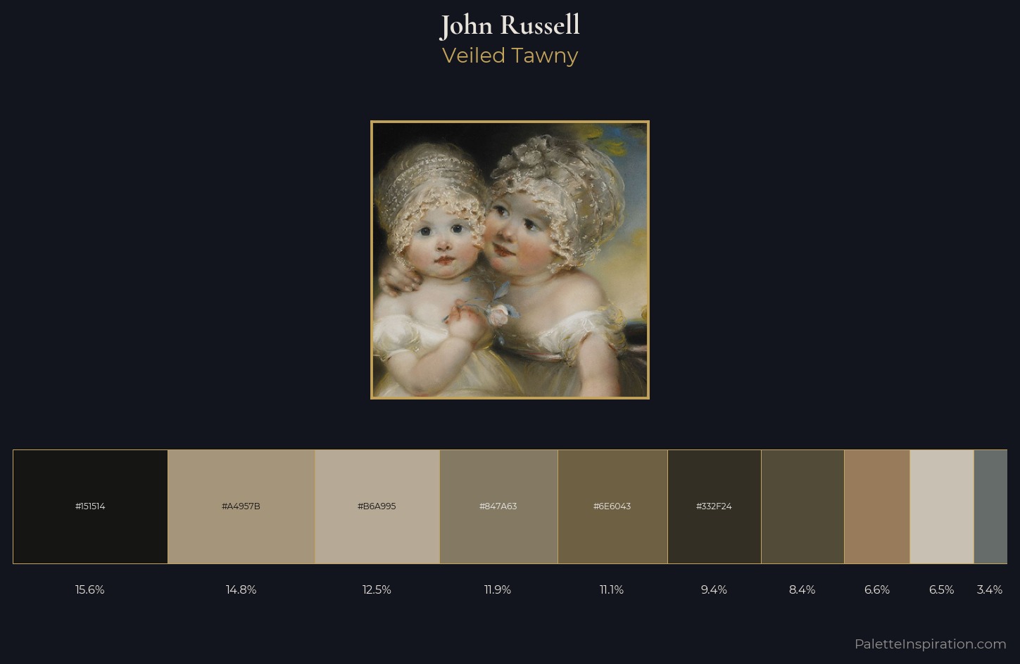 John Russell Palette 2 — Veiled Tawny