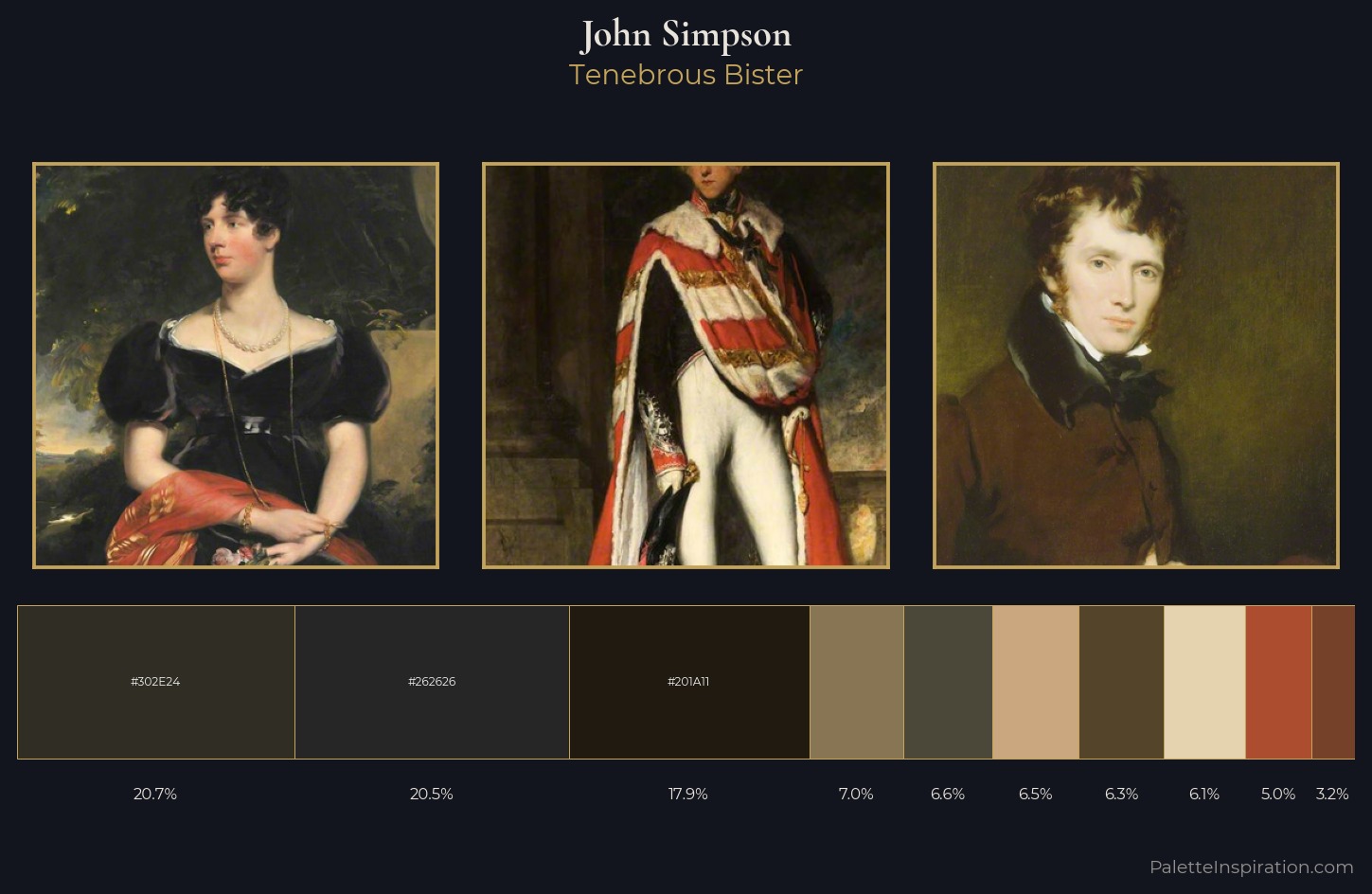 John Simpson Palette 4 — Tenebrous Bister