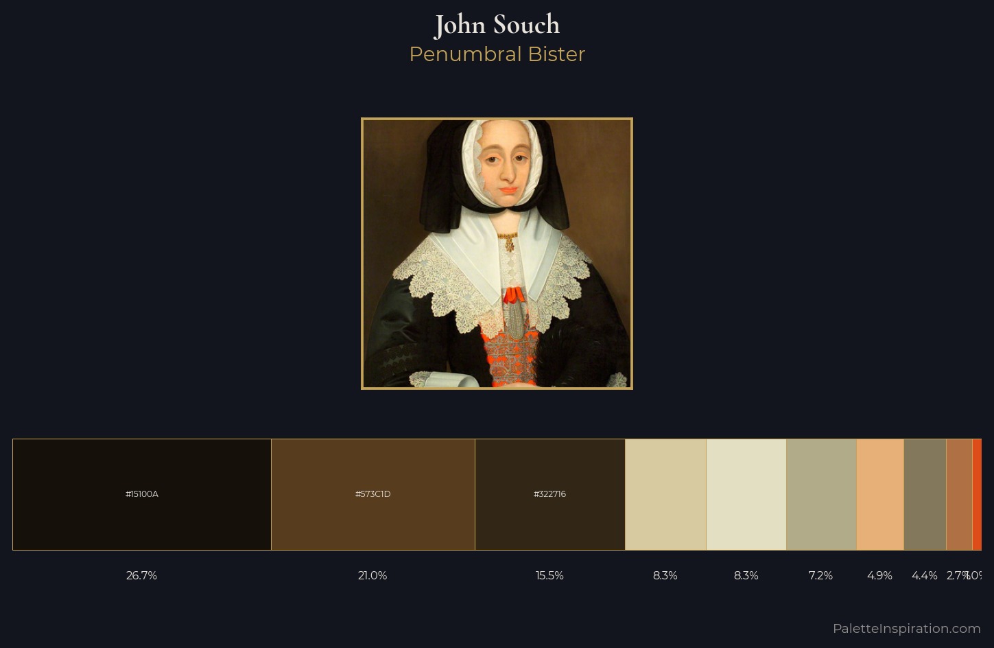 John Souch Palette 1 — Penumbral Bister