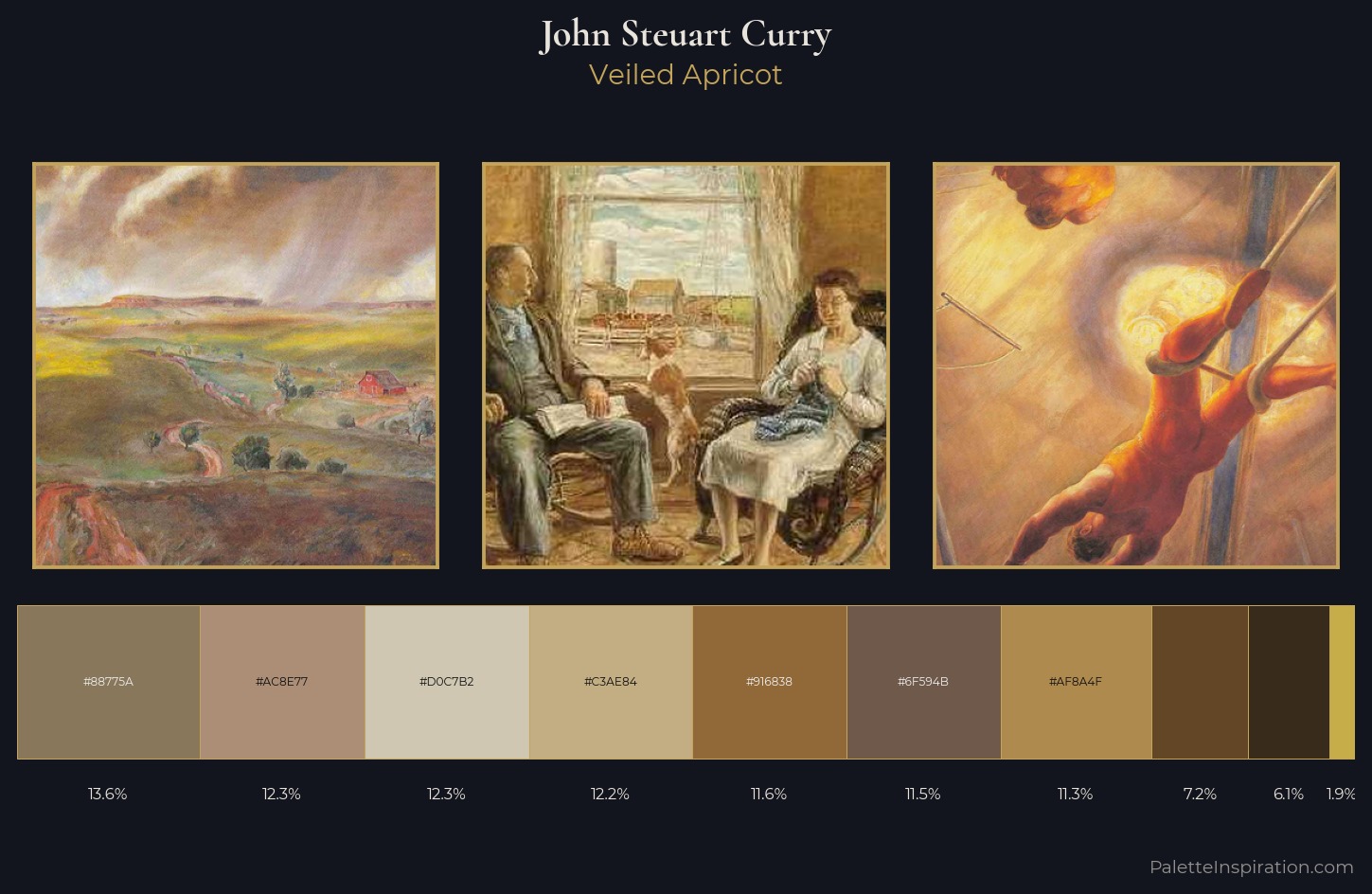 John Steuart Curry Palette 2 — Veiled Apricot