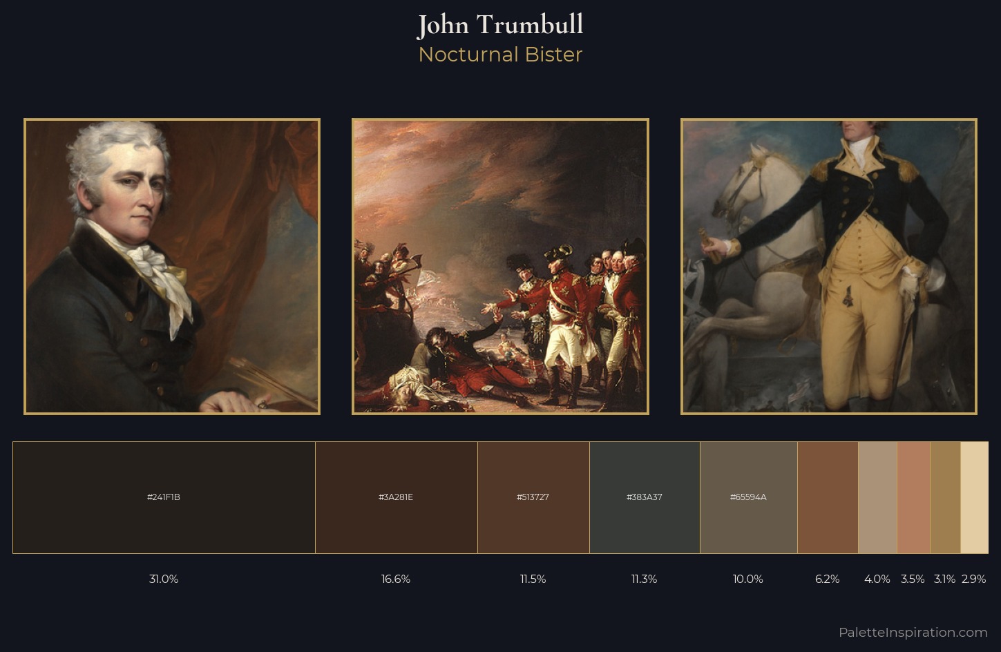 John Trumbull Palette 4 — Nocturnal Bister