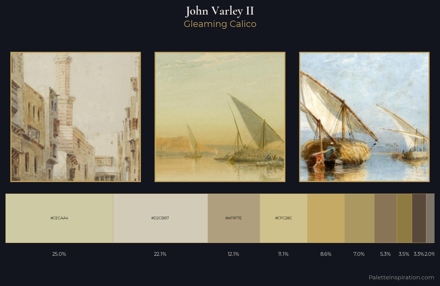 John Varley II Palette 1 — Gleaming Calico