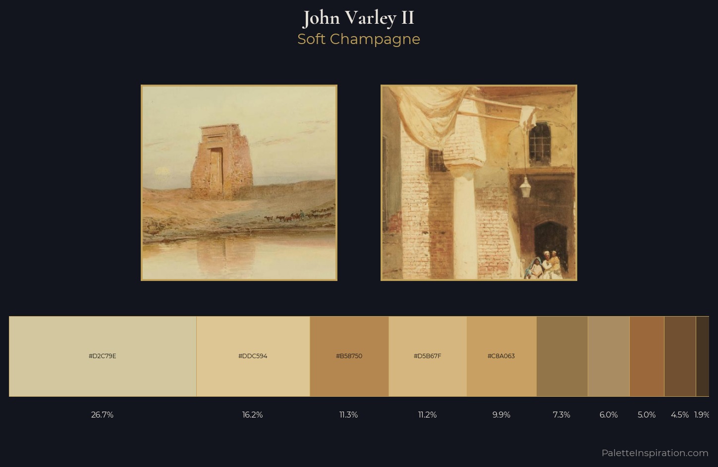 John Varley II Palette 3 — Soft Champagne