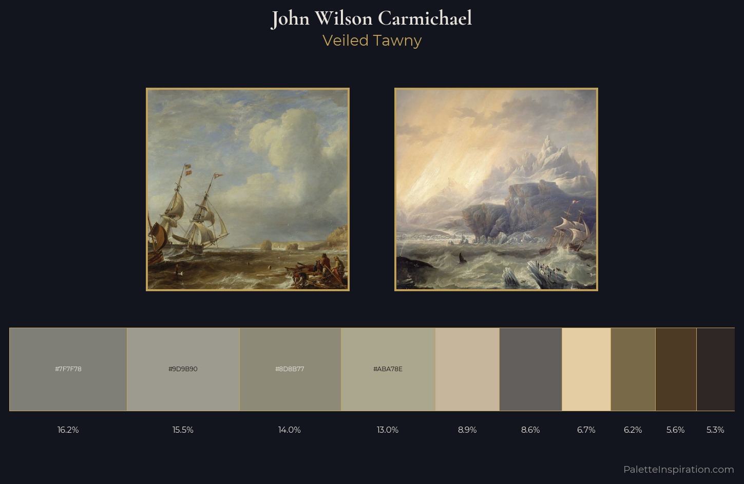 John Wilson Carmichael Palette 4 — Veiled Tawny