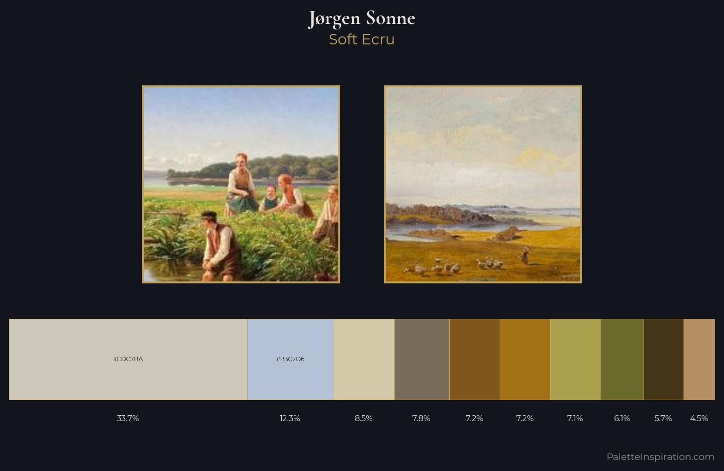 Jørgen Sonne Palette 1 — Soft Ecru
