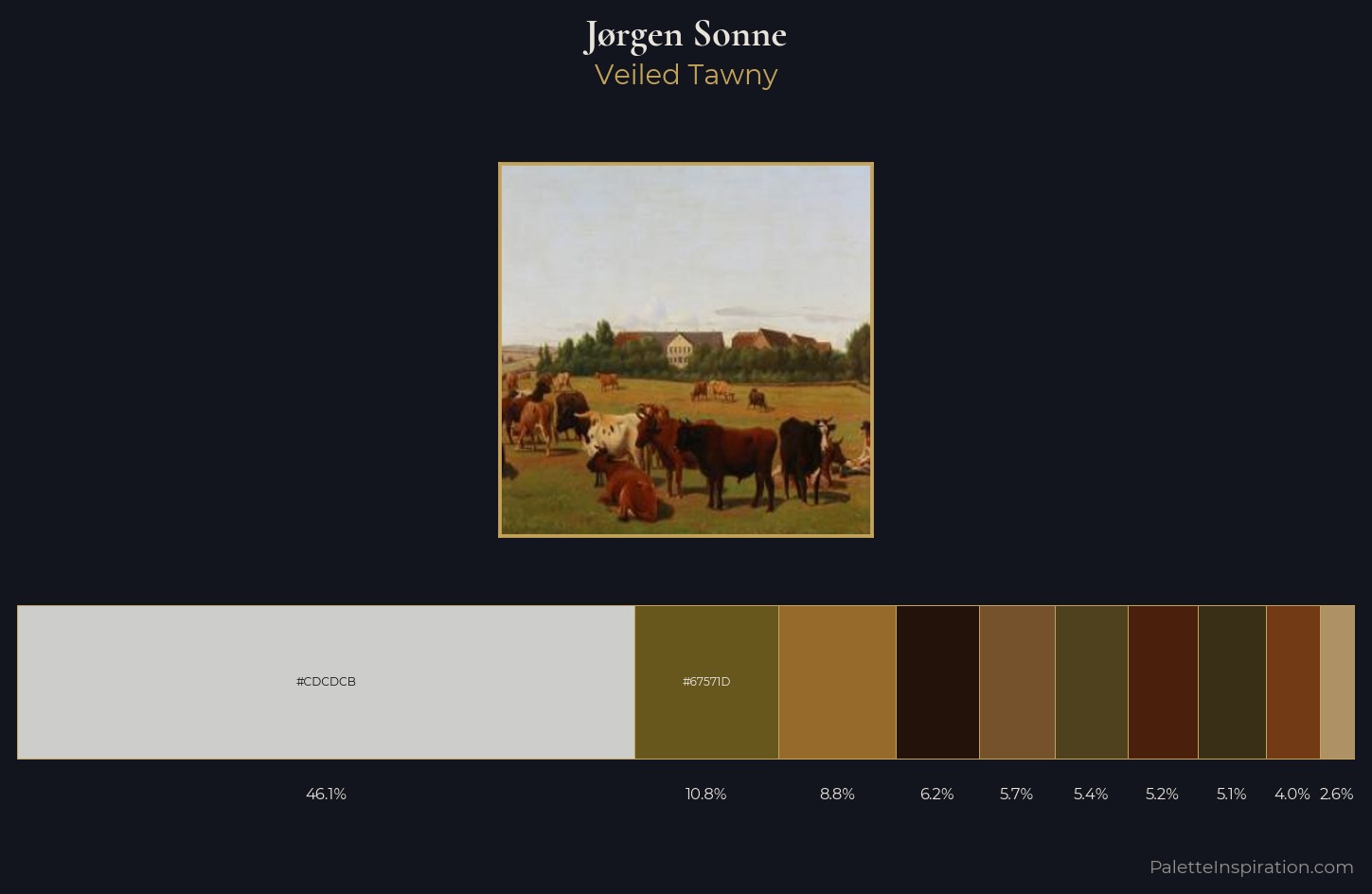 Jørgen Sonne Palette 6 — Veiled Tawny