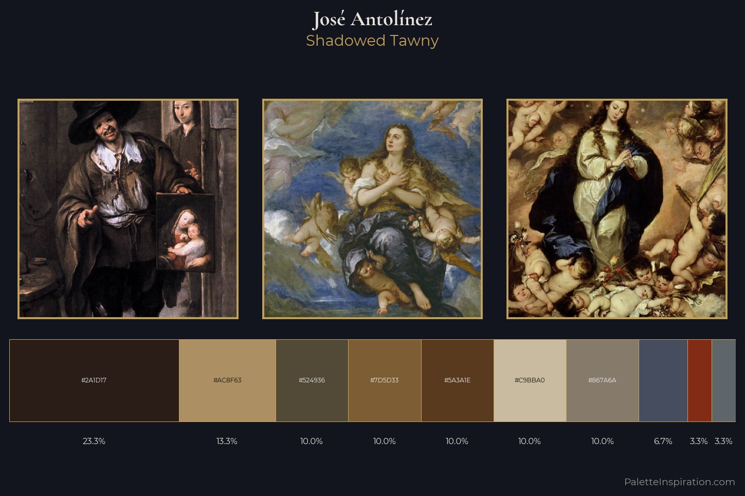 José Antolínez Master Palette — Shadowed Tawny