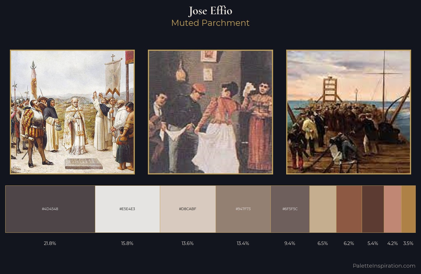Jose Effio Palette 1 — Muted Parchment