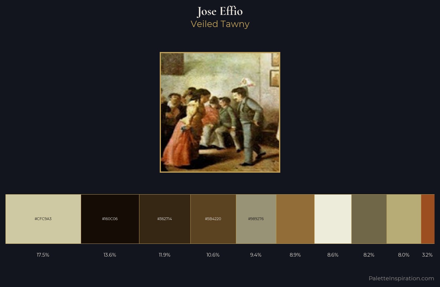 Jose Effio Palette 2 — Veiled Tawny
