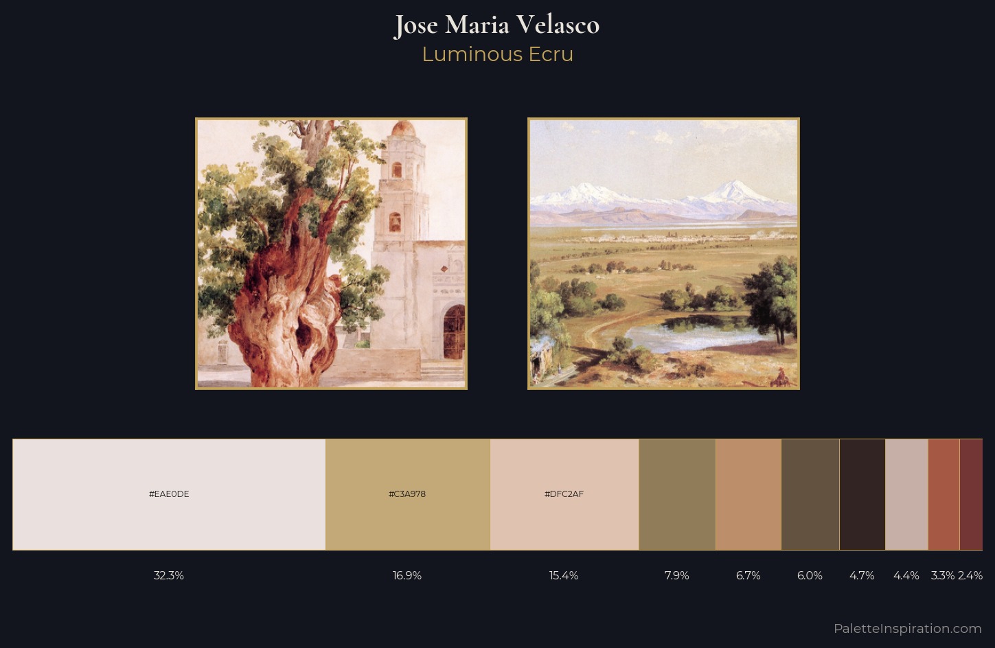Jose Maria Velasco Palette 6 — Luminous Ecru