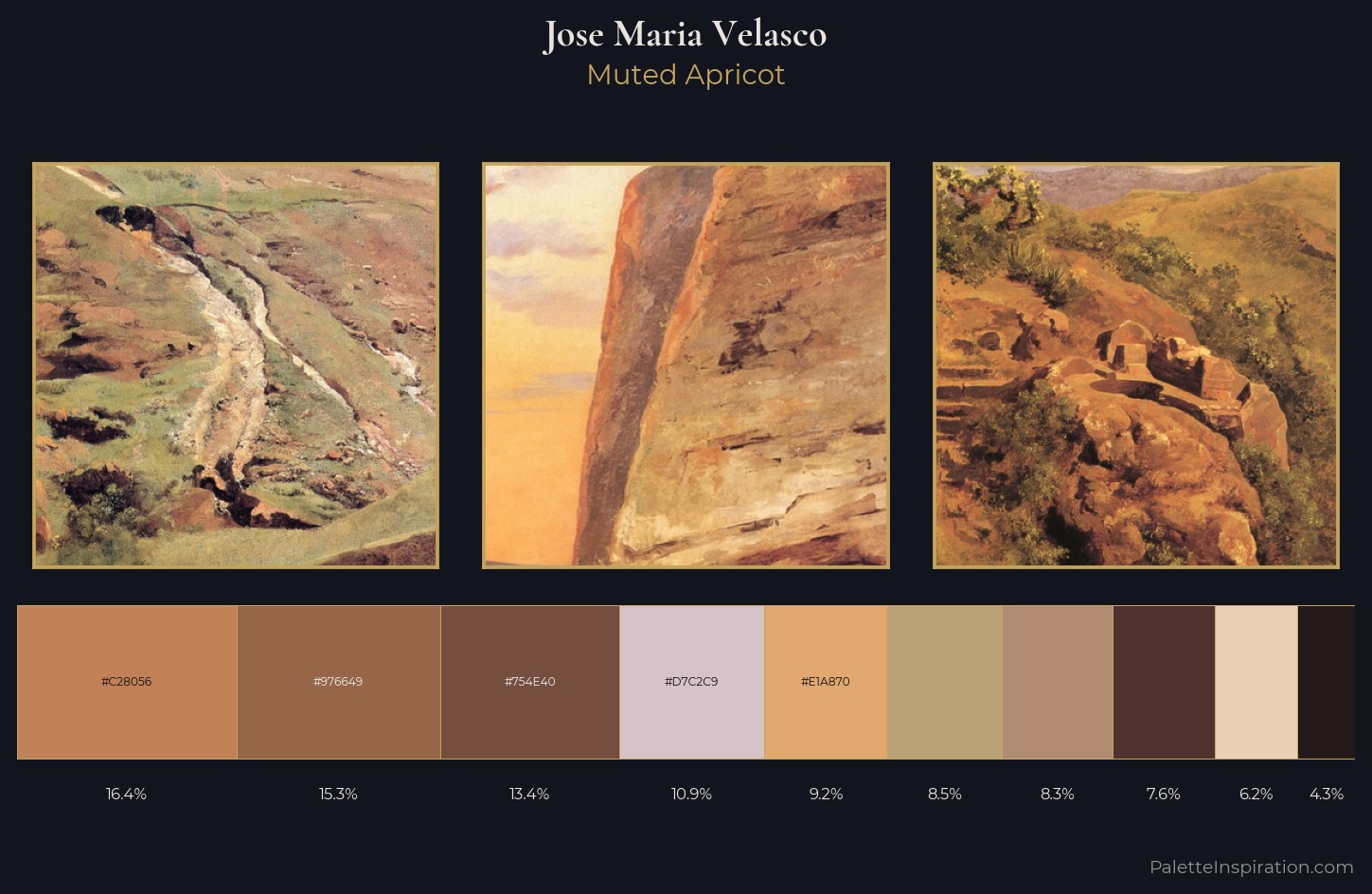 Jose Maria Velasco Palette 8 — Muted Apricot