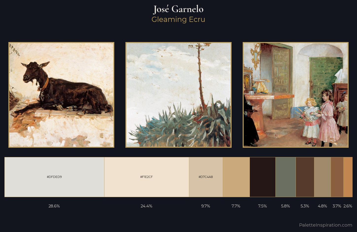 José Garnelo Palette 2 — Gleaming Ecru
