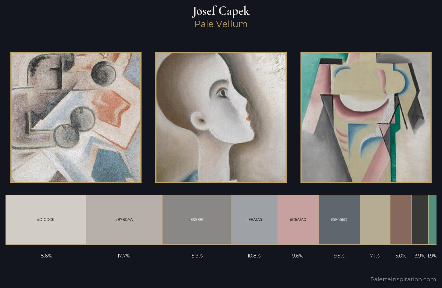 Josef Capek Palette 3 — Pale Vellum