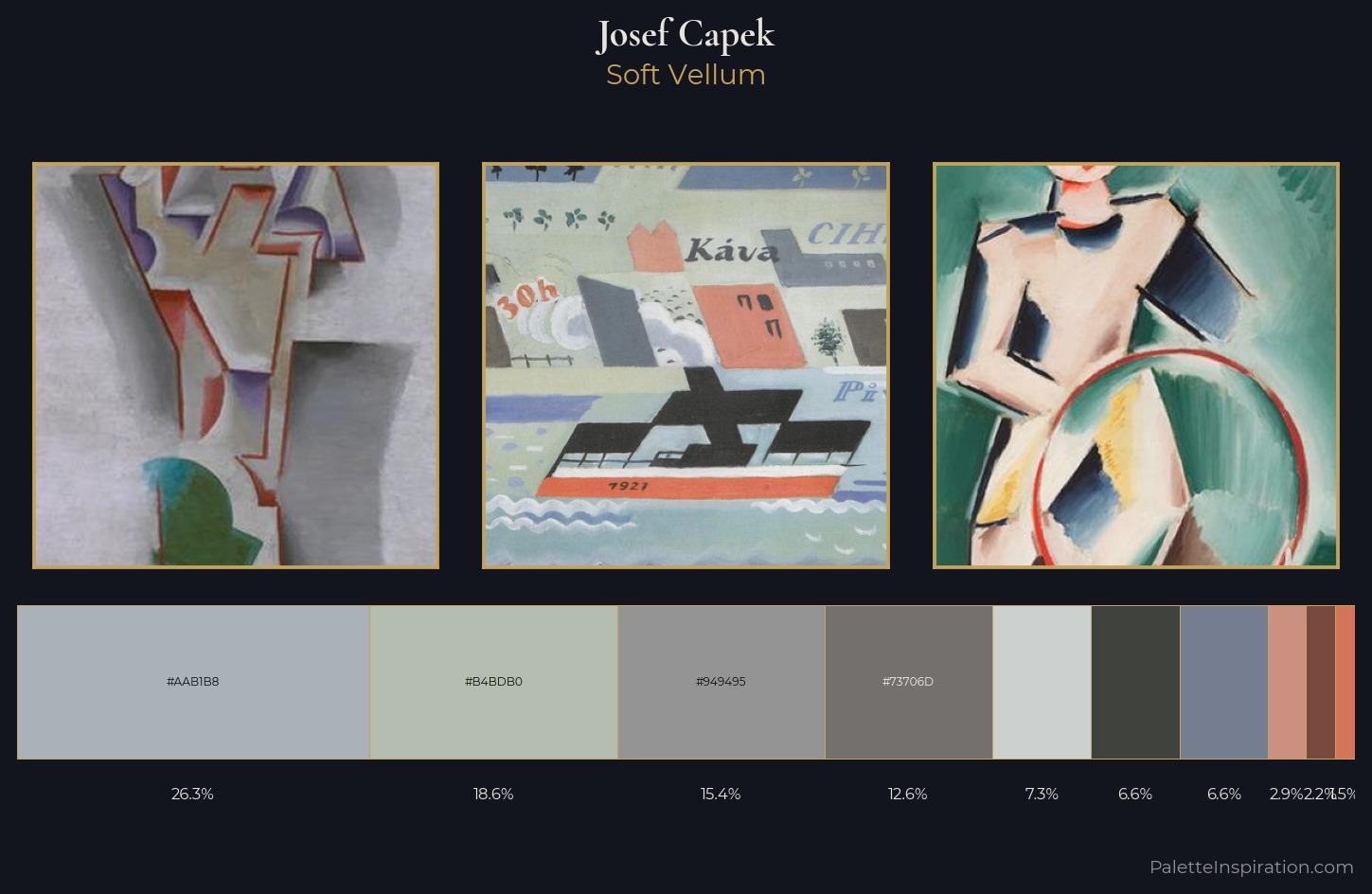 Josef Capek Palette 4 — Soft Vellum