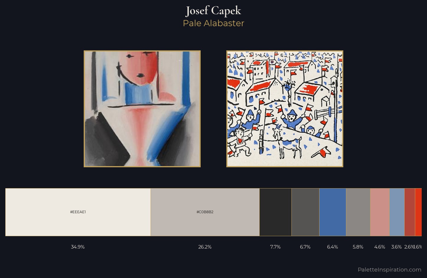 Josef Capek Palette 5 — Pale Alabaster