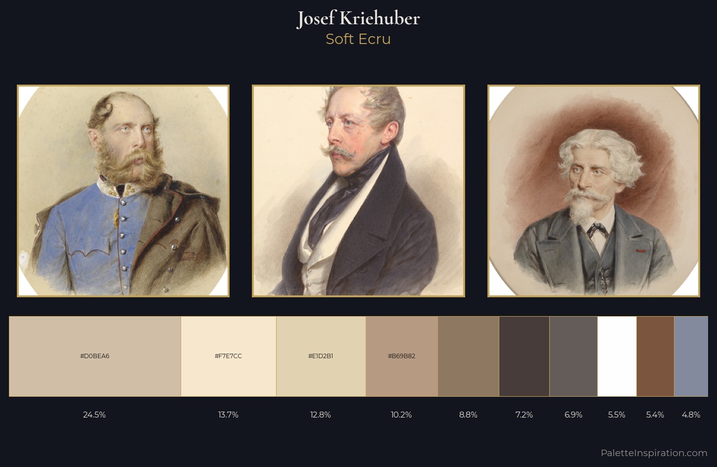 Josef Kriehuber Palette 2 — Soft Ecru