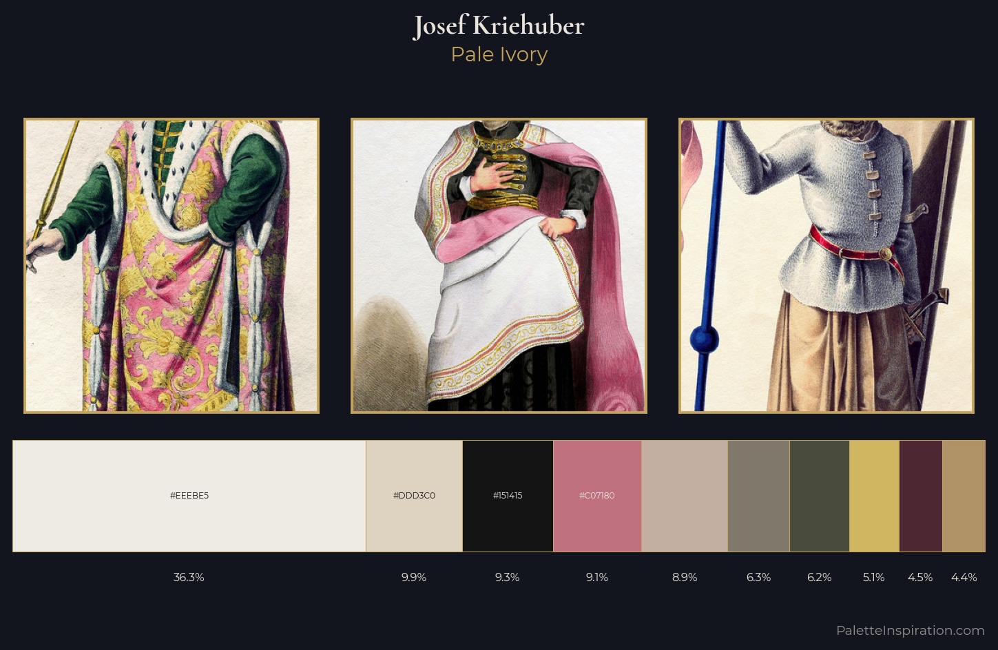 Josef Kriehuber Palette 3 — Pale Ivory