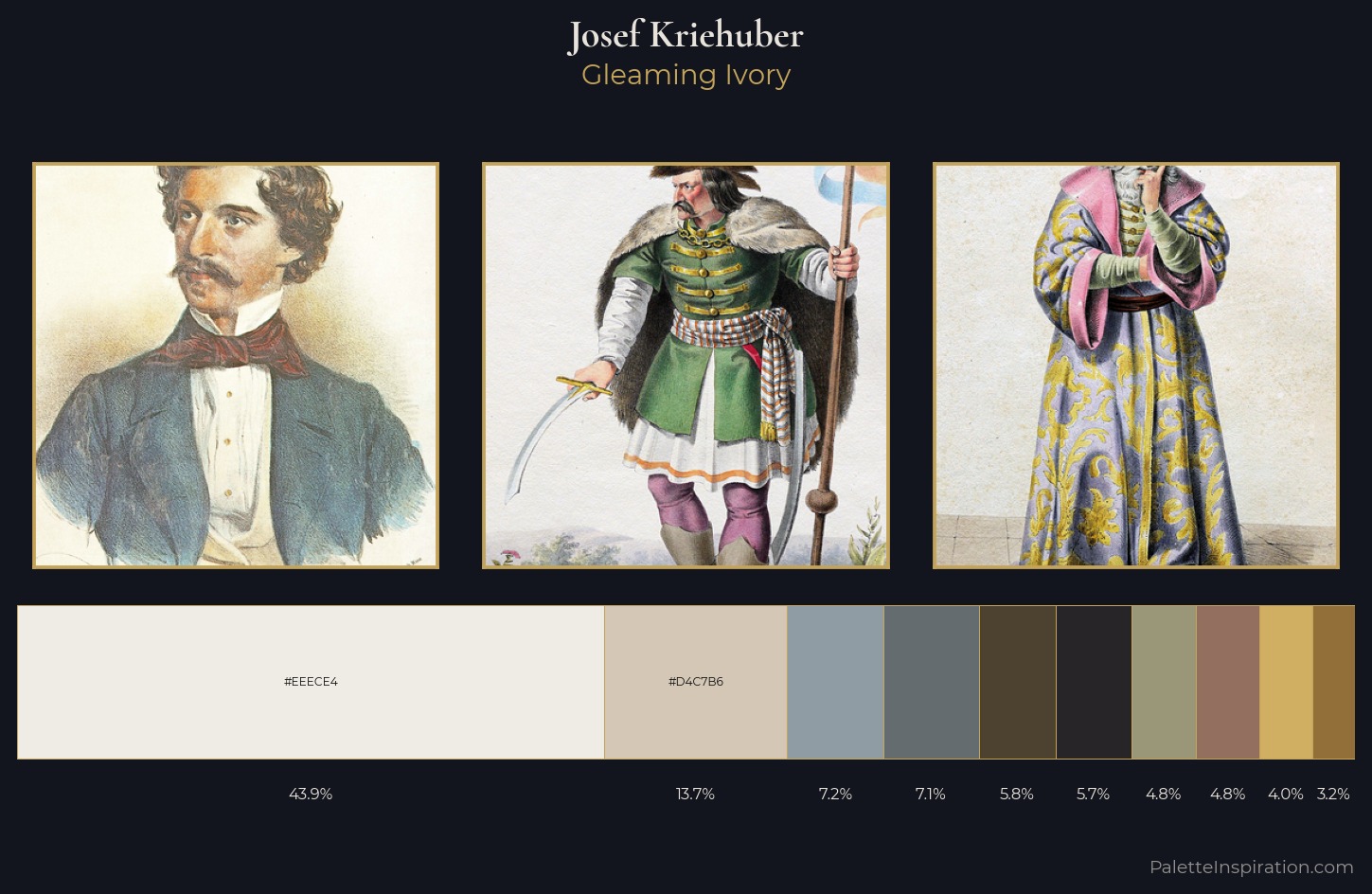 Josef Kriehuber Palette 4 — Gleaming Ivory