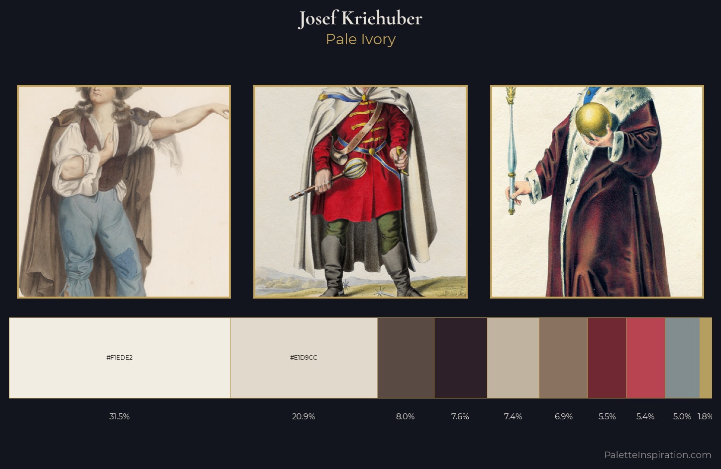 Josef Kriehuber Palette 5 — Pale Ivory