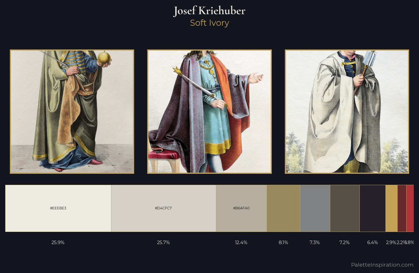 Josef Kriehuber Palette 7 — Soft Ivory