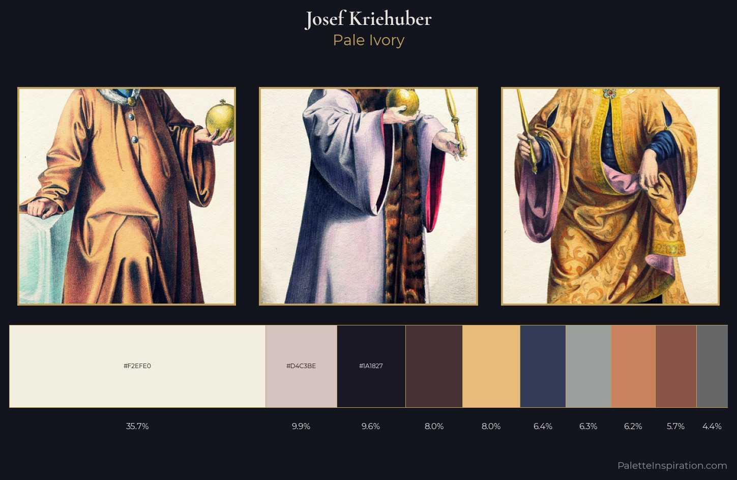 Josef Kriehuber Palette 10 — Pale Ivory