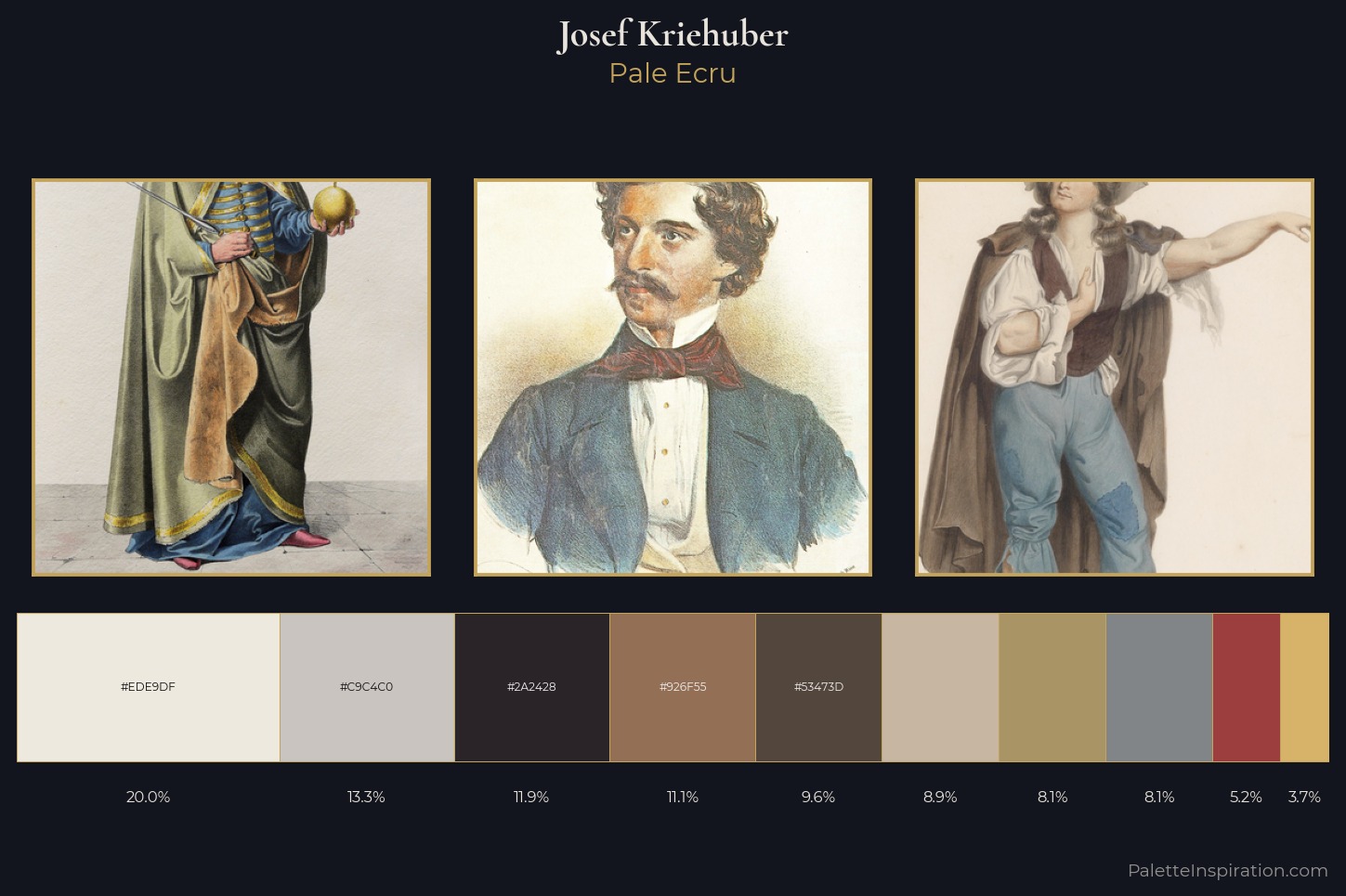 Josef Kriehuber Master Palette — Pale Ecru