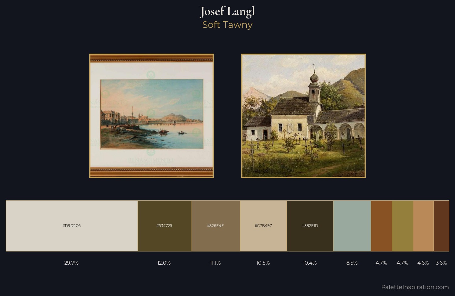 Josef Langl Palette 3 — Soft Tawny