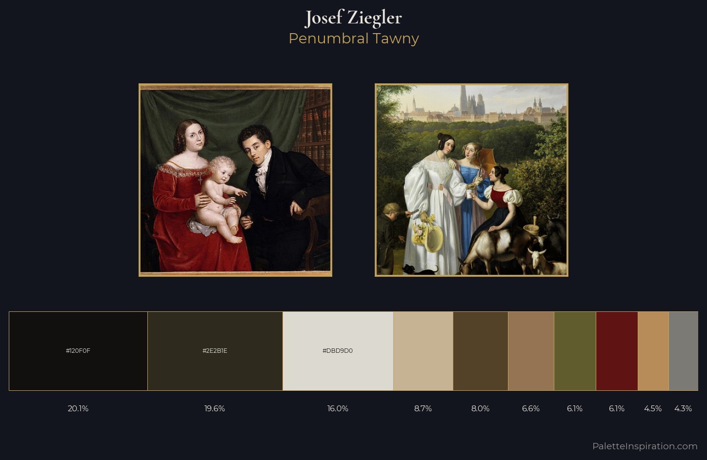 Josef Ziegler Palette 1 — Penumbral Tawny