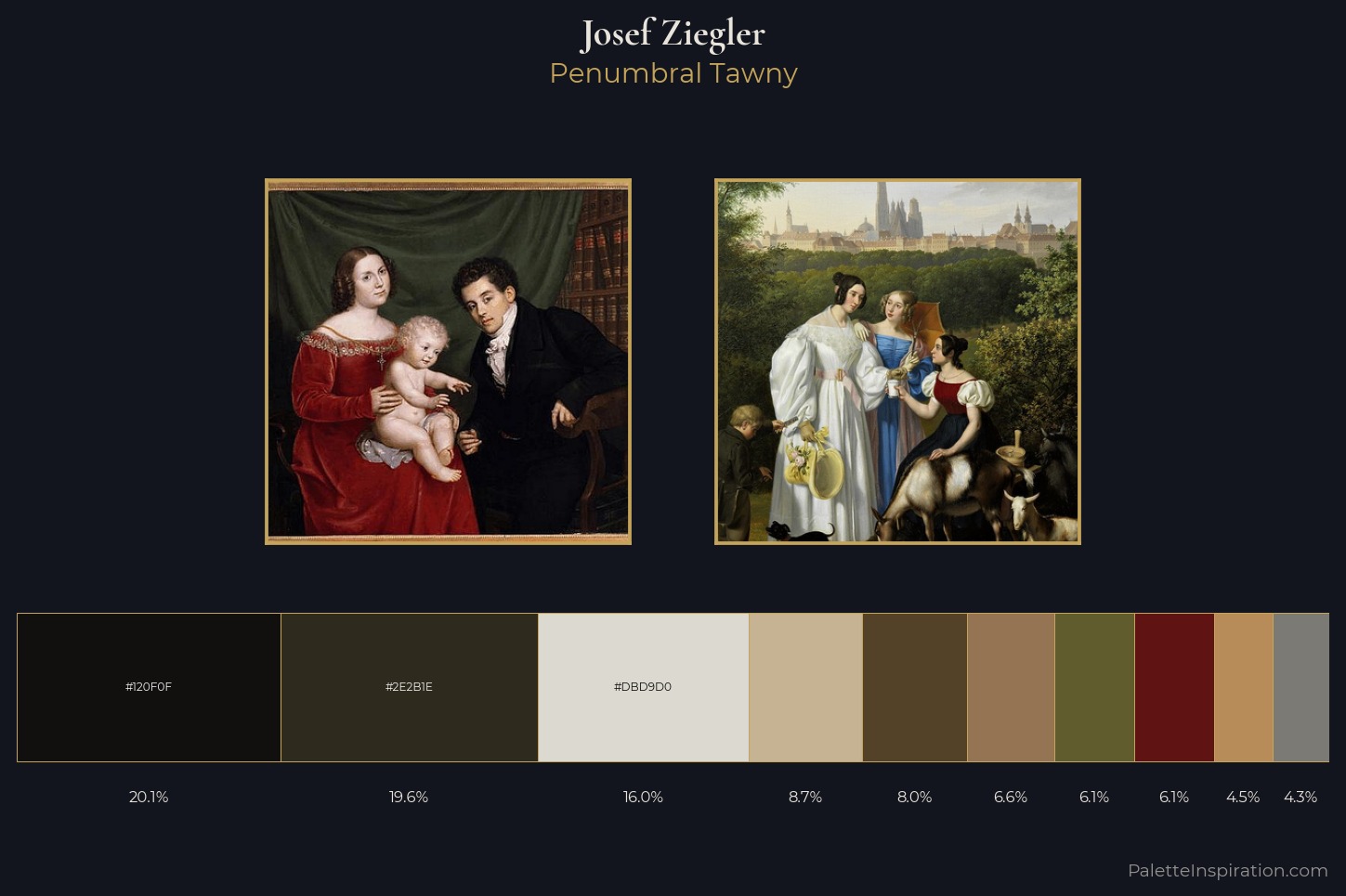 Josef Ziegler Master Palette — Penumbral Tawny
