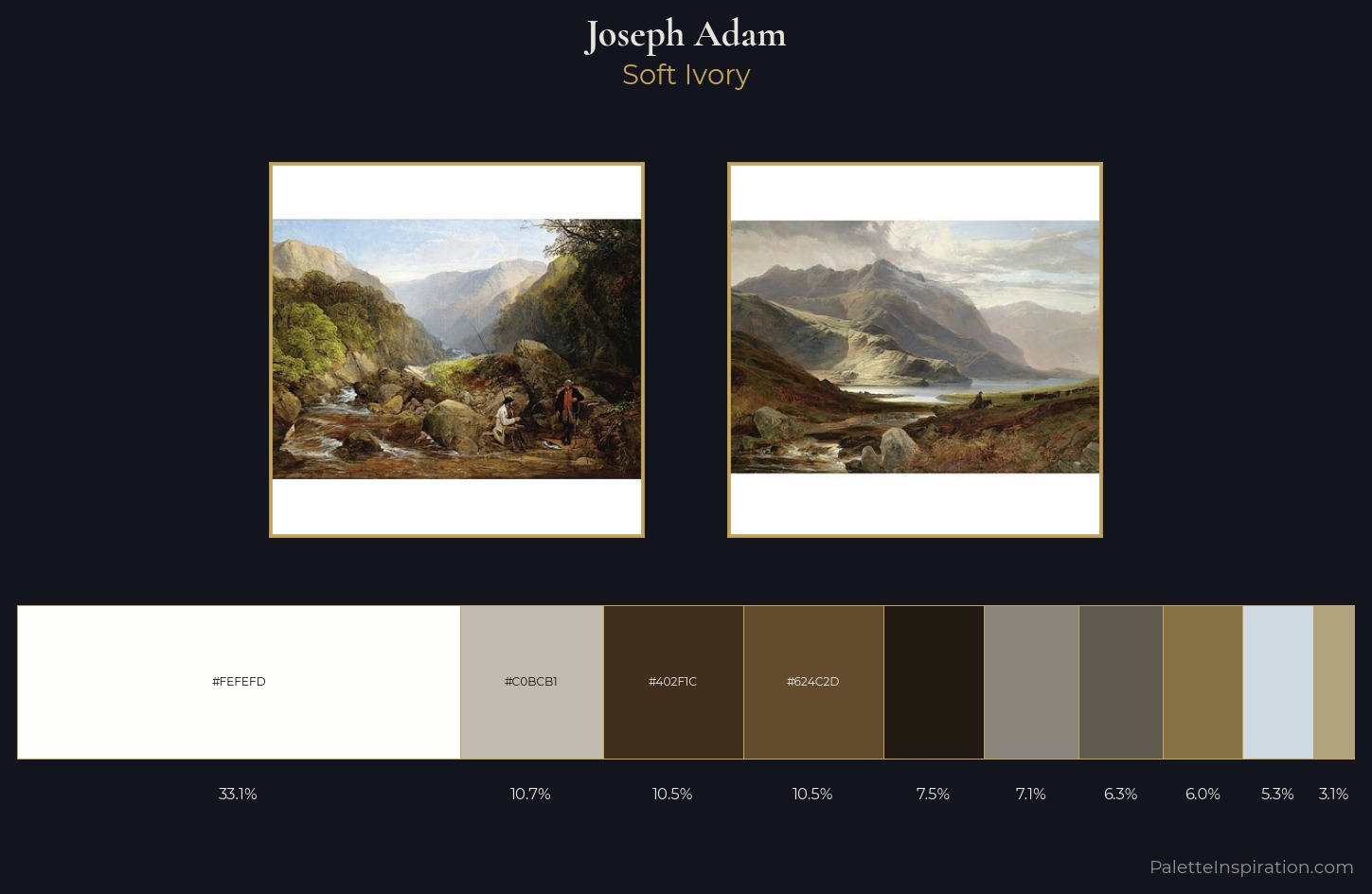 Joseph Adam Palette 1 — Soft Ivory