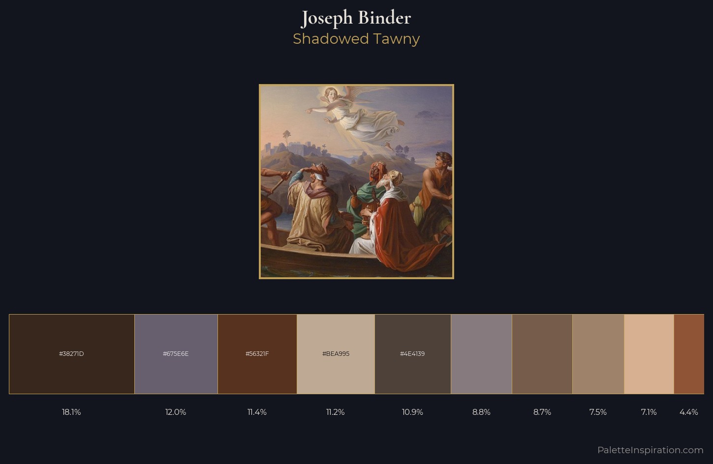 Joseph Binder Palette 2 — Shadowed Tawny