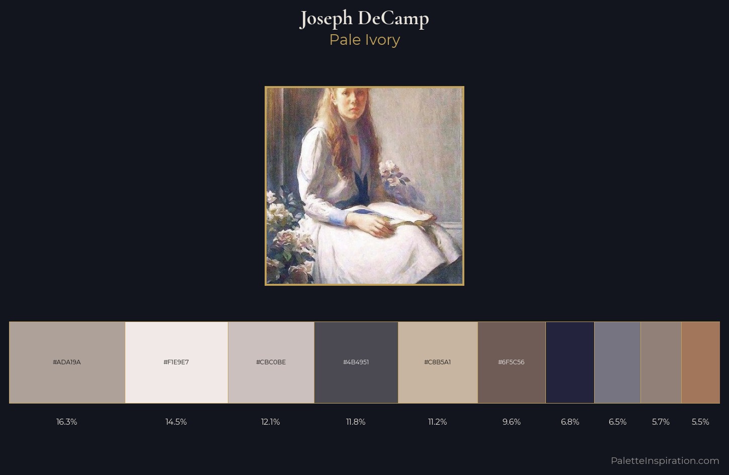 Joseph DeCamp Palette 2 — Pale Ivory