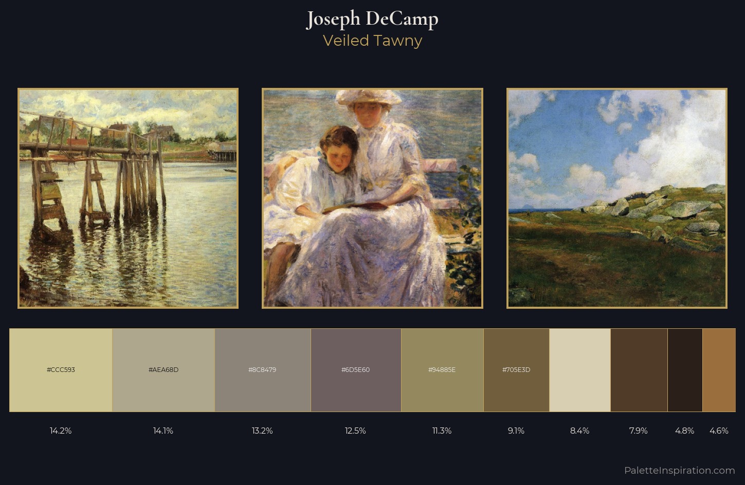 Joseph DeCamp Palette 6 — Veiled Tawny