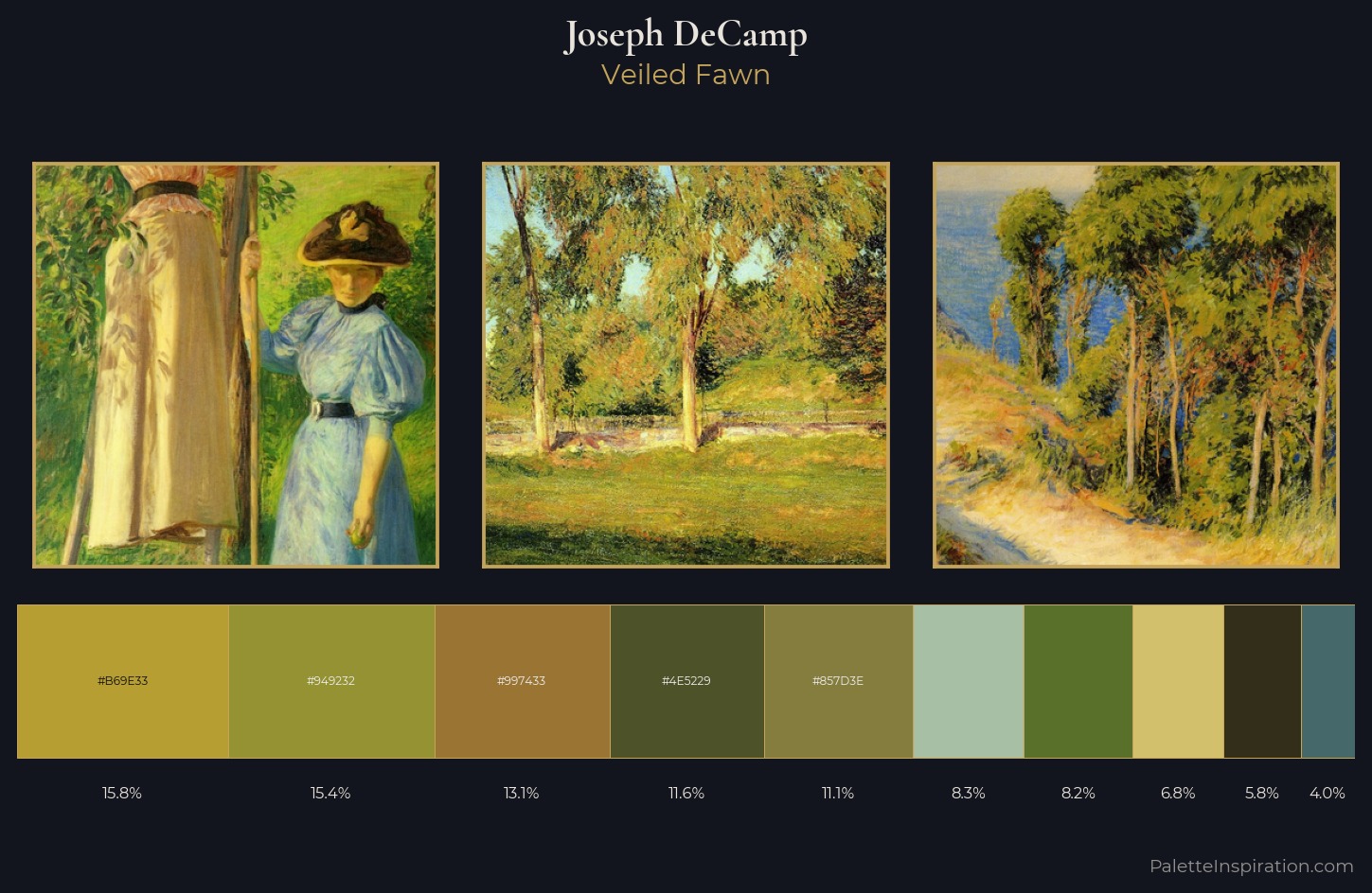 Joseph DeCamp Palette 7 — Veiled Fawn