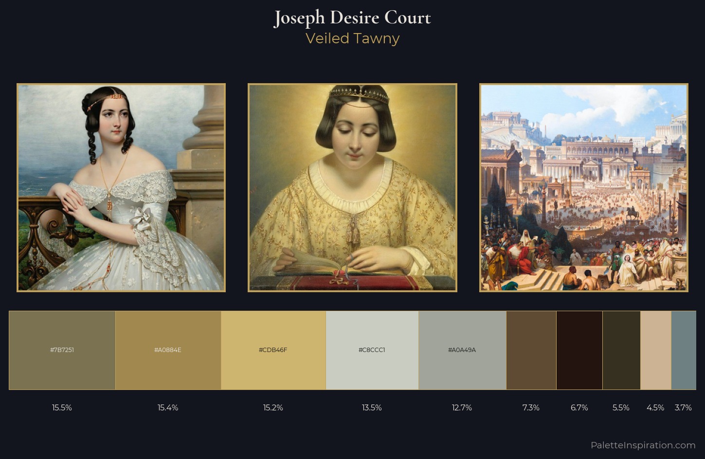 Joseph Desire Court Palette 1 — Veiled Tawny