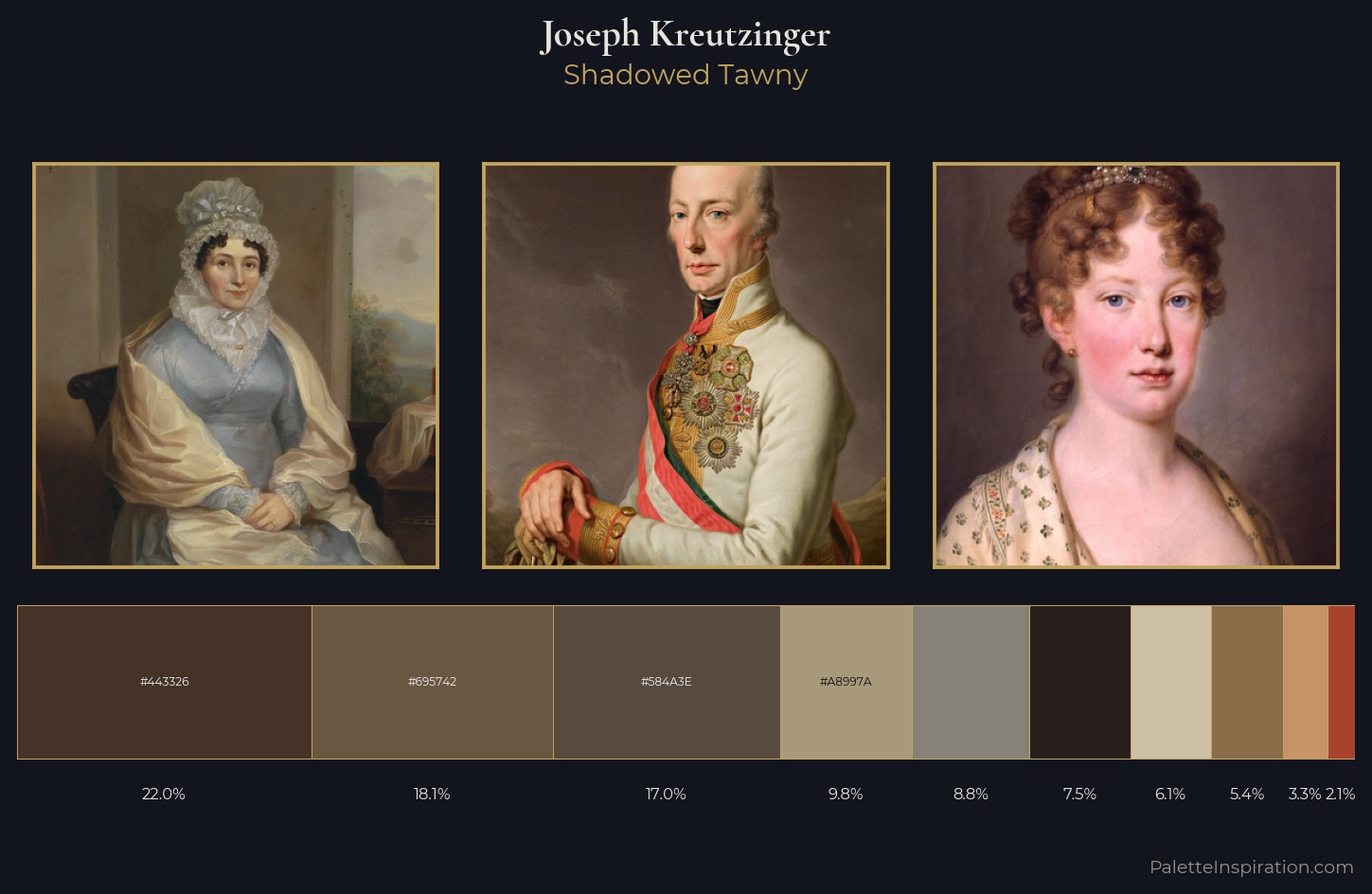 Joseph Kreutzinger Palette 3 — Shadowed Tawny