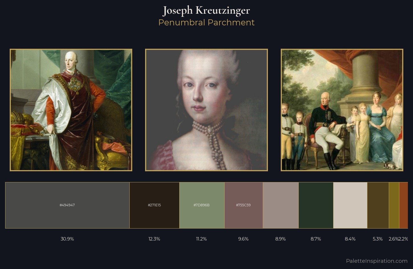 Joseph Kreutzinger Palette 5 — Penumbral Parchment