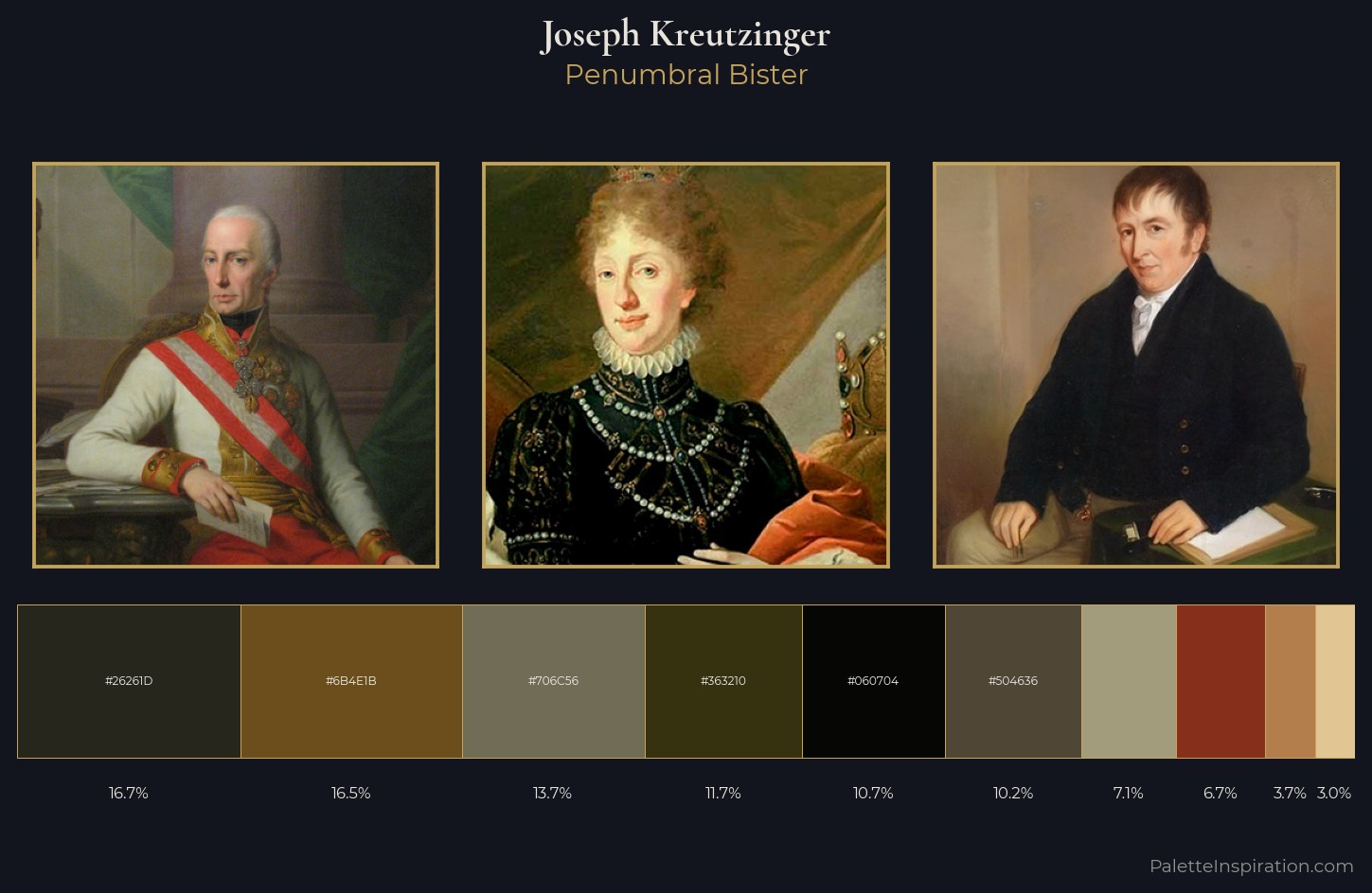 Joseph Kreutzinger Palette 6 — Penumbral Bister