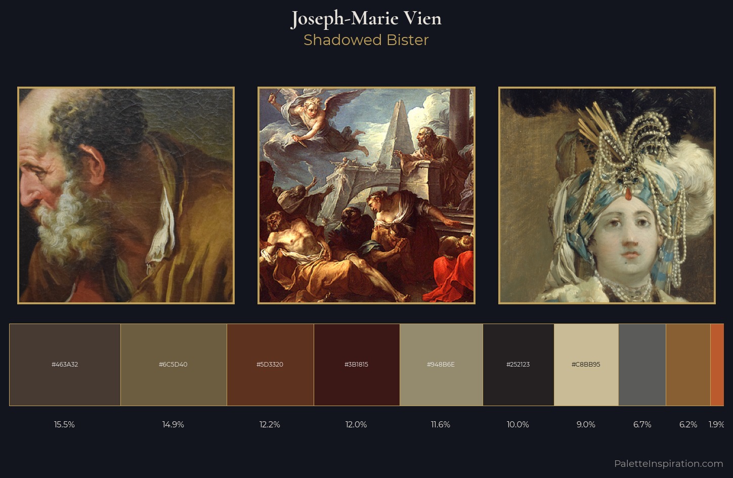 Joseph-Marie Vien Palette 6 — Shadowed Bister