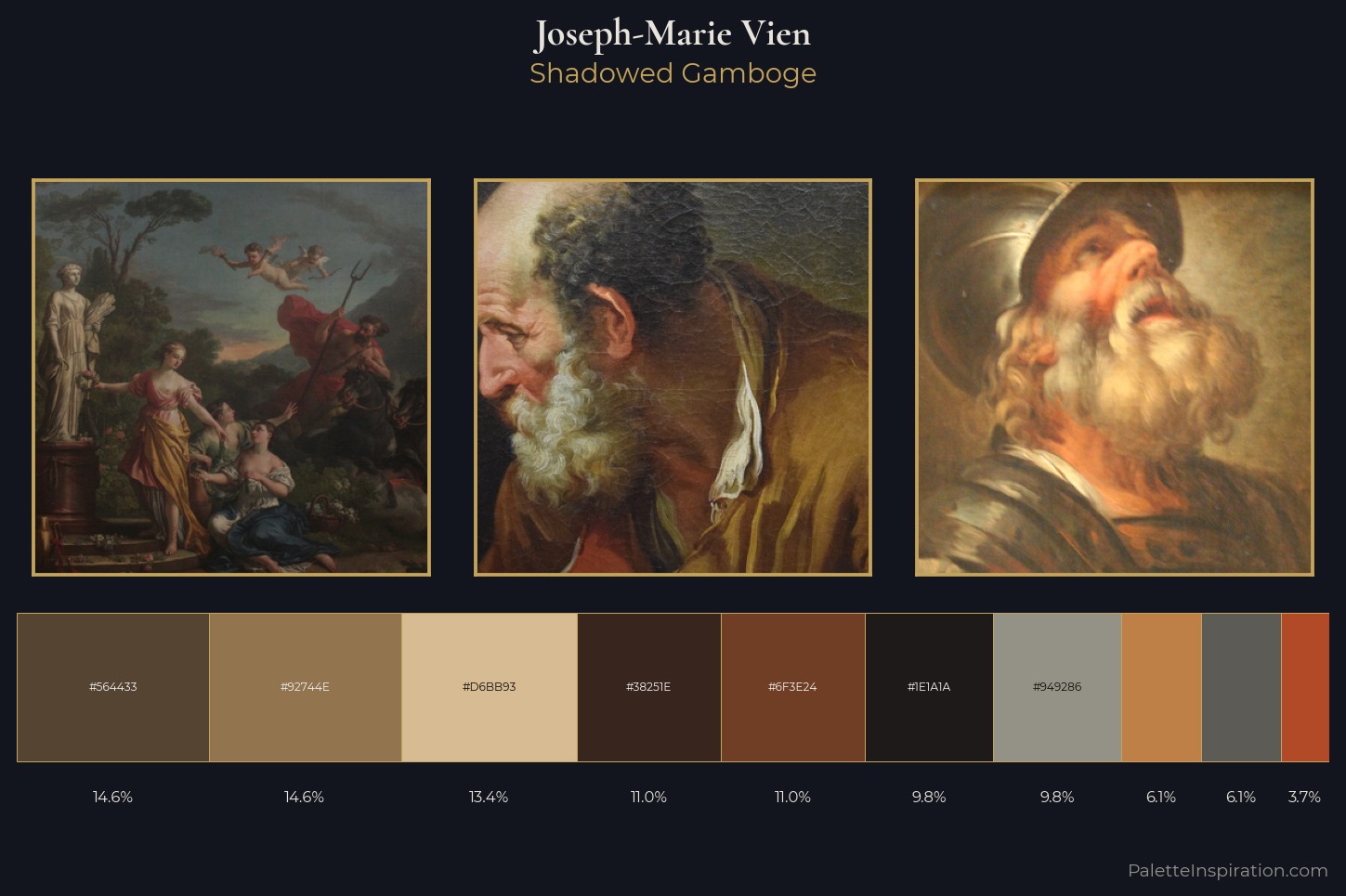 Joseph-Marie Vien Master Palette