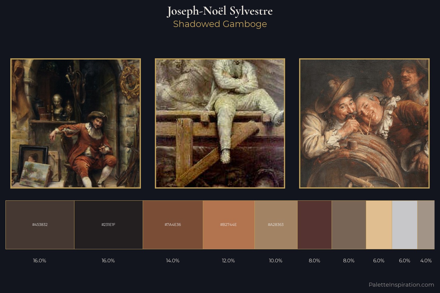 Joseph-Noël Sylvestre Master Palette