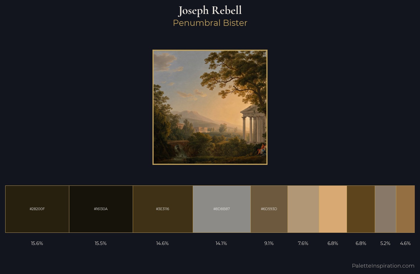 Joseph Rebell Palette 2 — Penumbral Bister